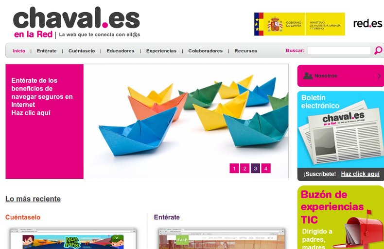 sitio web chavales