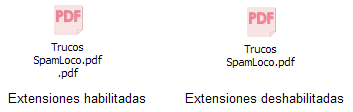 extensiones de windows ejemplo