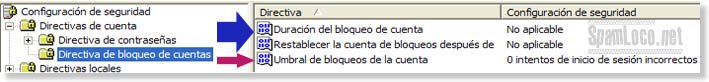 directiva de bloqueo windows