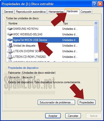 formanteando una unidad usb a ntfs