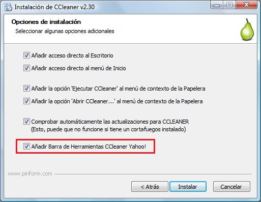 instalacion ccleaner