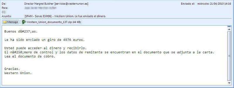 correo de western union