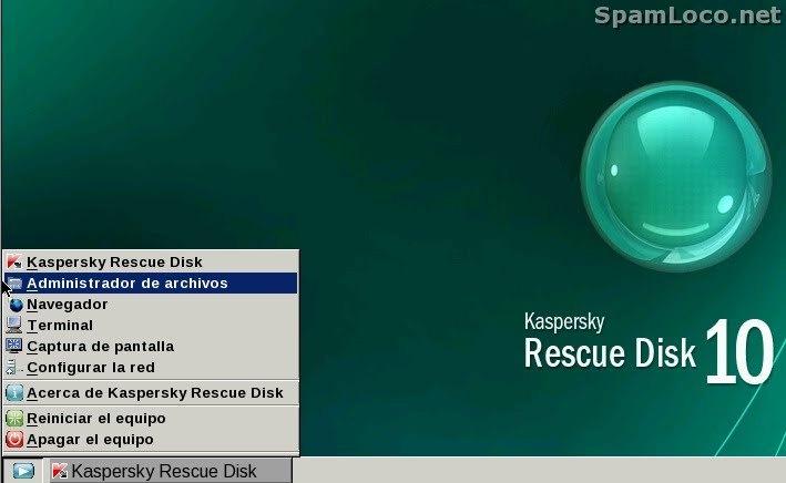 herramientas de Kaspersky Rescue Disk