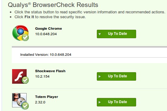 herramienta Qualys BrowserCheck