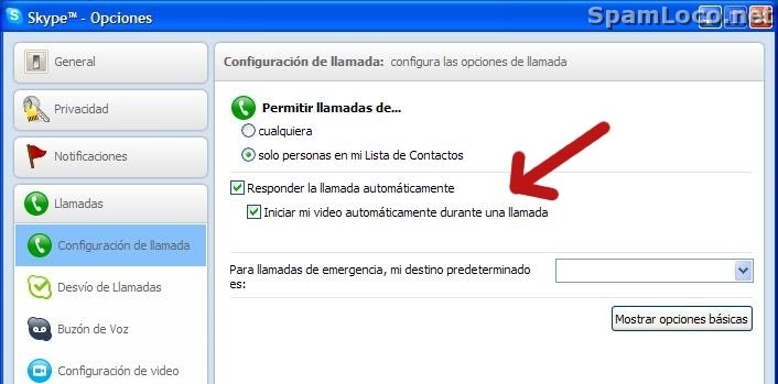 skype autollamada