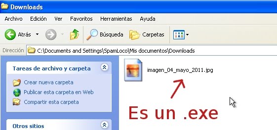 troyano exe con doble extension