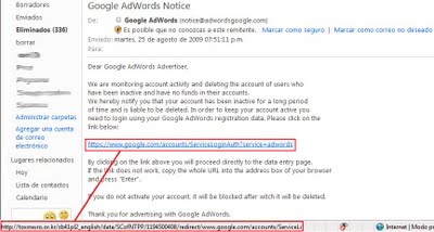 phishing adwords