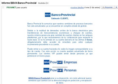 correo falso bbva