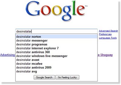 Desinstalar Google