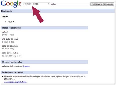 Diccionario Google