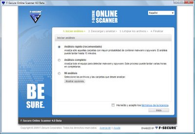 Antivirus online Fsecure