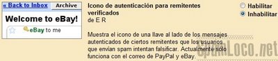 Gmail llave correos