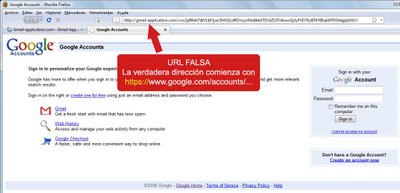 Pagina de phishing