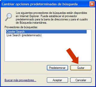 Crawler en internet explorer