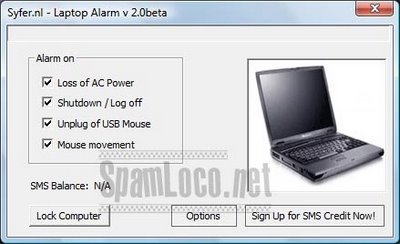 Alarma notebook