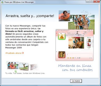 compartiendo fotos msn