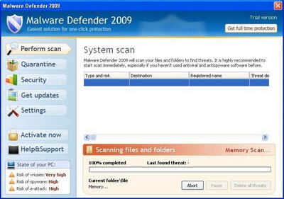 Malware Defender 2009