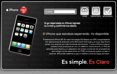 iPhone Claro