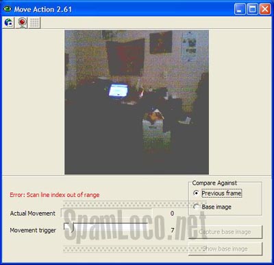 Detectar movimiento webcam