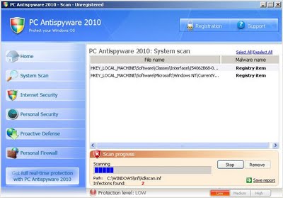 PC AntiSpyware 2010