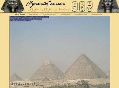 webcam piramides egipto