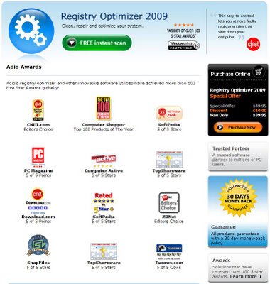 Sitio Adio Registry Optimizer