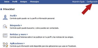 Privacidad en Facebook