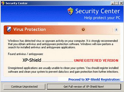 XP-Shield falso limpiador