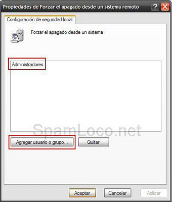 windows configuracion apagado