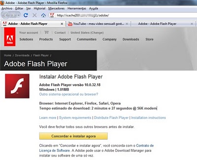 flash falso adobe