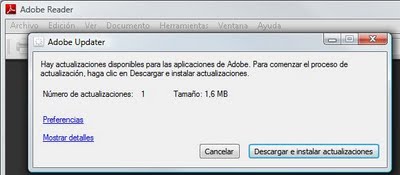 actualizar adobe reader