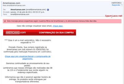 americanas-phishing