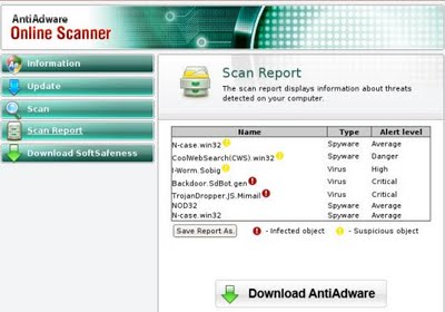 AntiAdware Online Scanner