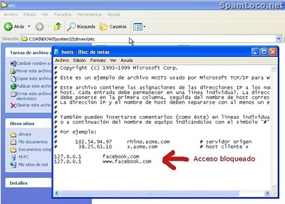 hosts-bloqueando