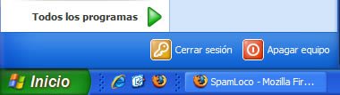 eliminar boton cerrar sesion en windows xp