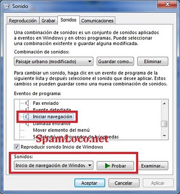 sonido explorador de windows