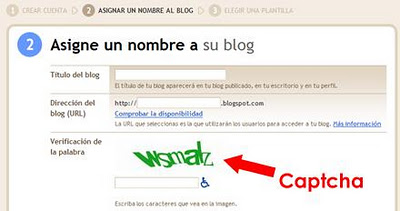 captcha blogger