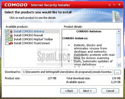 instalador Comodo Internet Security