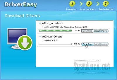 descarga de drivers