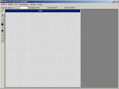editor de caracteres de windows