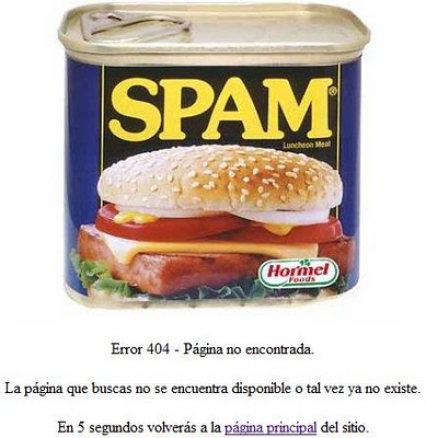 error 404 spam