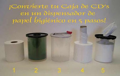 reciclar estuche cds