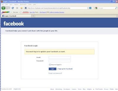 phishing facebook