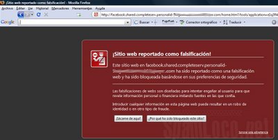 dominio malicioso bloqueado por firefox