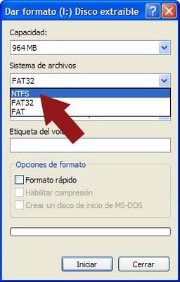 Como Cambio Un Pen En Fat A Ntfs 38