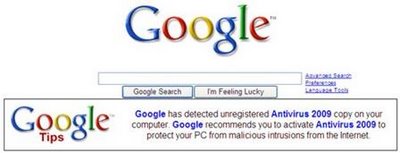 Antivirus 2009 Google