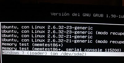 grub windows y linux