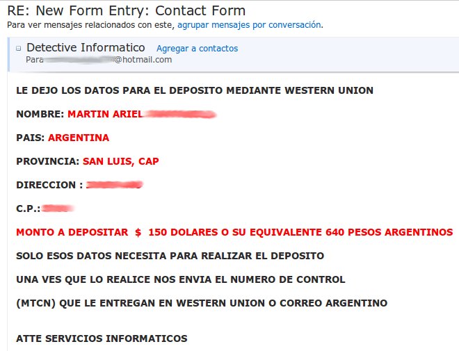 western union de los detectives falsos