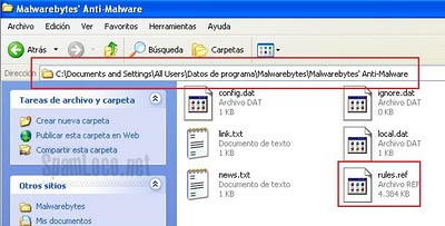 actualizar malwarebytes offline