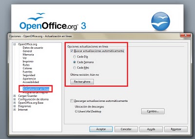 actualizar openoffice